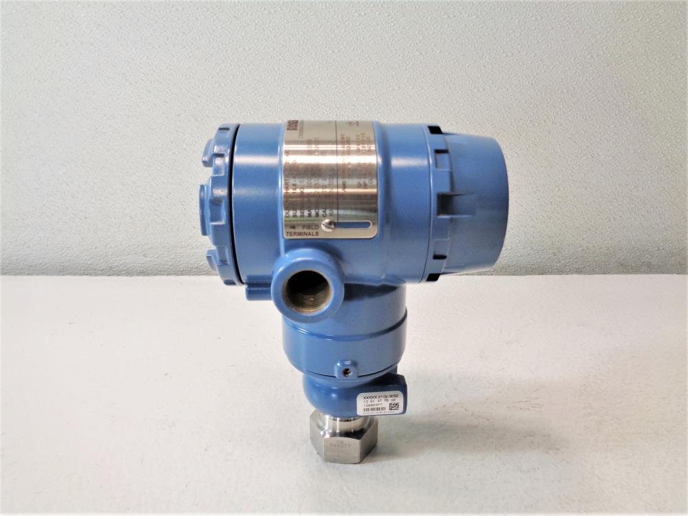 Rosemount 2051 In-Line Pressure Transmitter, 0 - 1000PSI, #2051TG5A2B21AM5E5